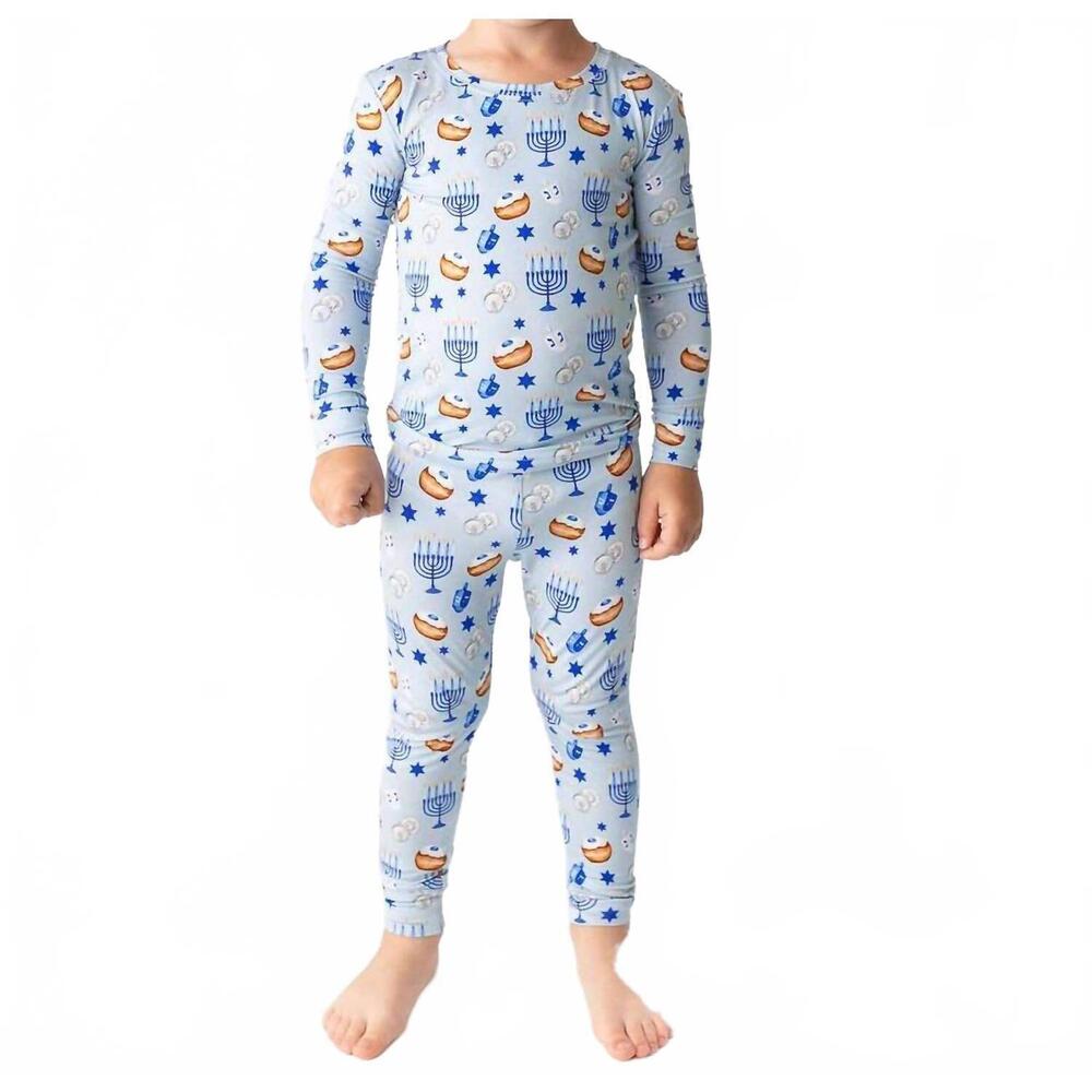 NEW LEV BABY zohar lounge pajama set in blue